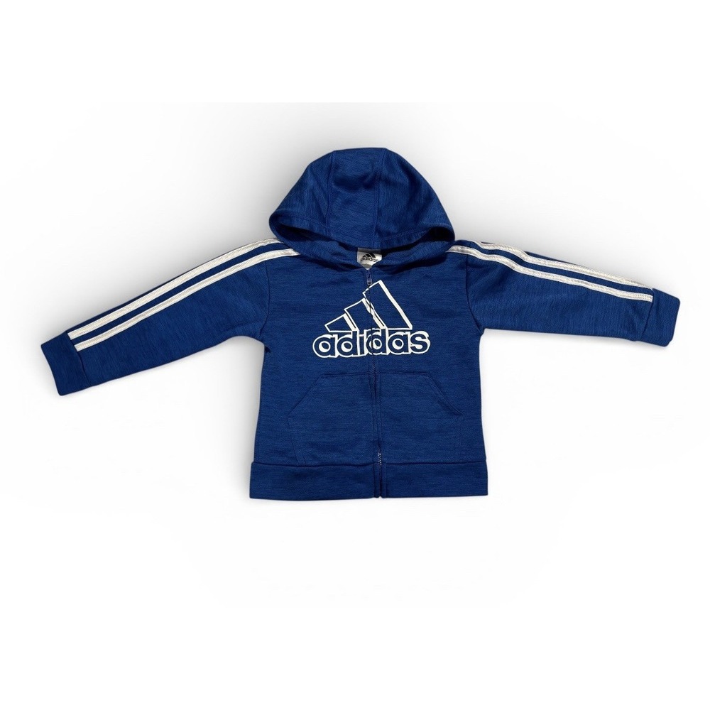 Boy's Youth Adidas Blue 3T Hoodie‎